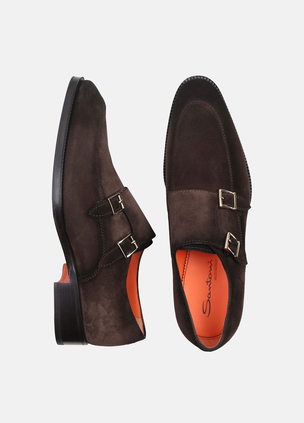 Double monk sko fra Santoni Shop online hos troelstrup.com