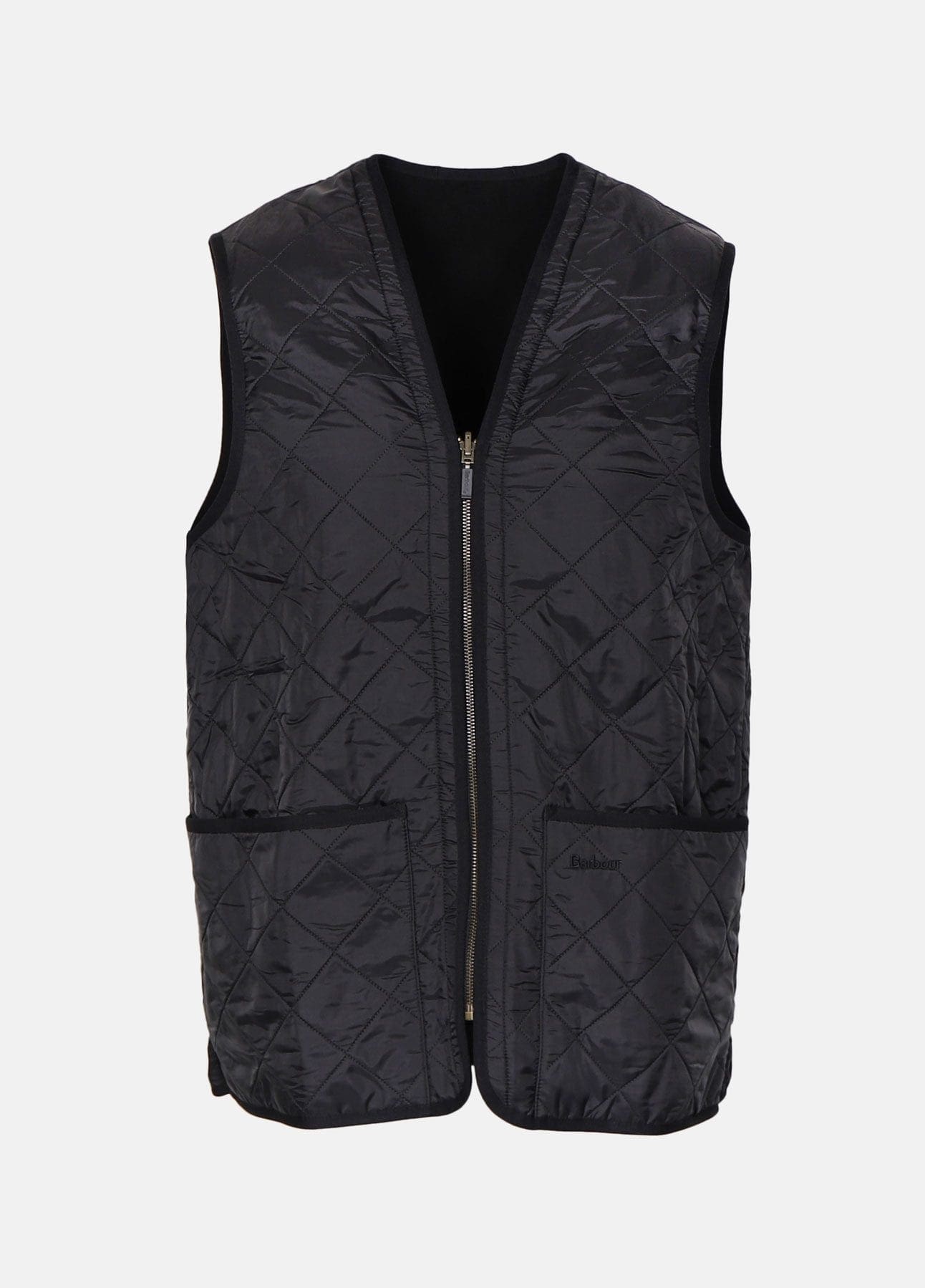 Black Polar quilt vest
