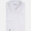 Hvid dobbeltmanchet slim fit skjorte fra Eton