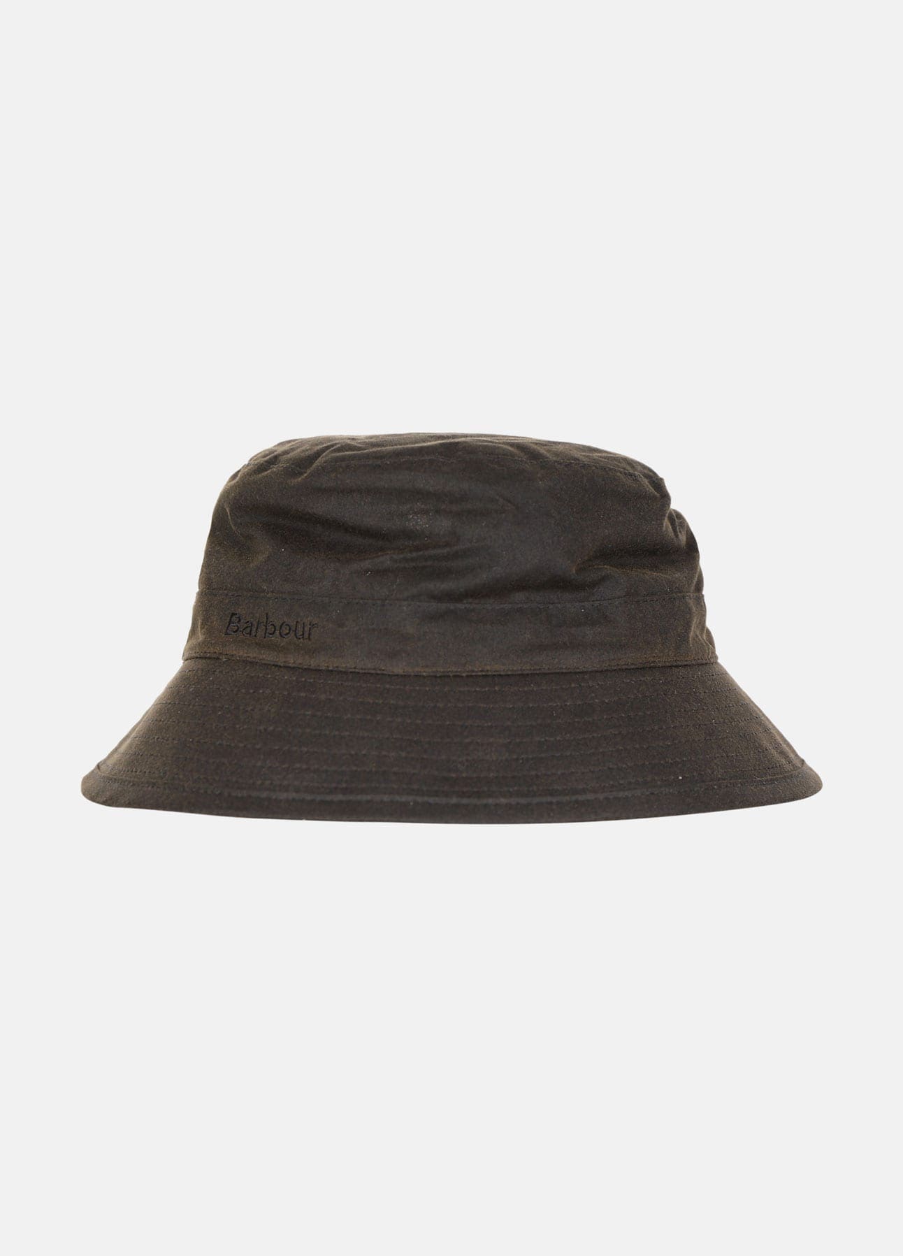 Olive wax sports hat fra Barbour
