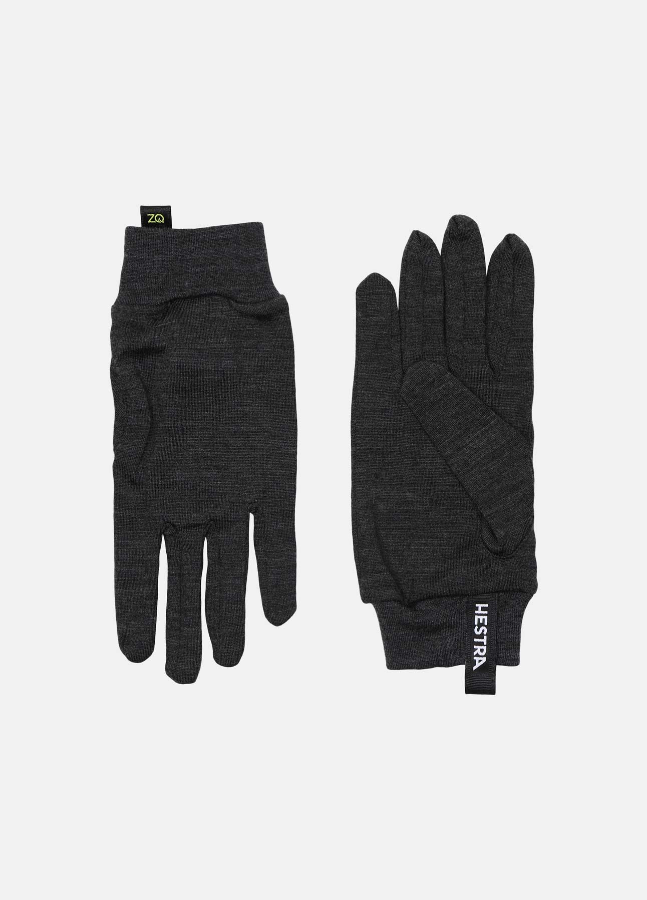 Koks grå wool liner active handsker fra Hestra