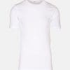 Hvid 09 t-shirt med rund hals fra JBS